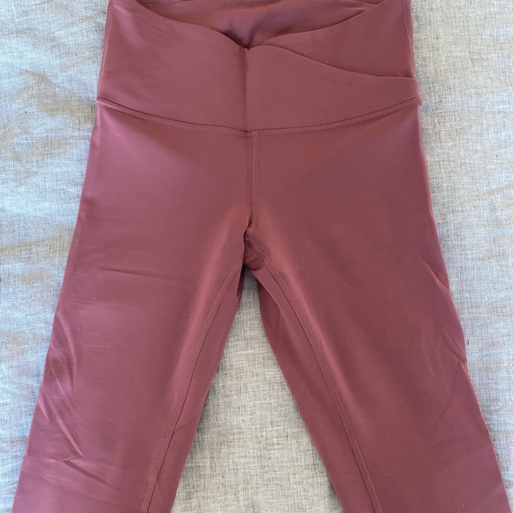 Align criss cross tights - size 6 - dusty rose - Picture 1 of 4